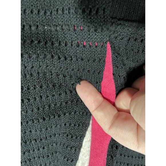 NWT Angel Apparel Womens Sz XS Tri color detachable Hoodie Zip Up Y2K MSRP $190 - Picture 6 of 8